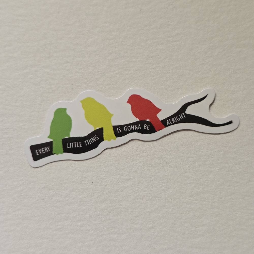10/$10 Bob Marley Birds Sticker
